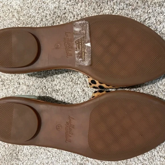 Loeffler Randall Leopard Print Sandals - Picture 7 of 9